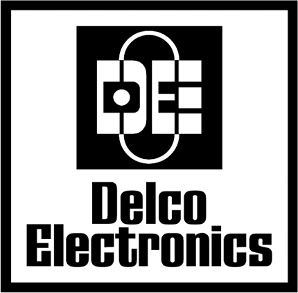 Delco Electronics Graphic Logo Decal