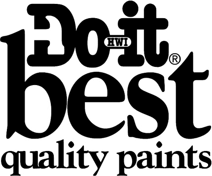 Do It Best Quality Paints Graphic Logo Decal