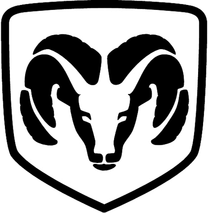 Dodge Ram2 Graphic Logo Decal