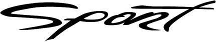 Dodge Sport2 Graphic Logo Decal