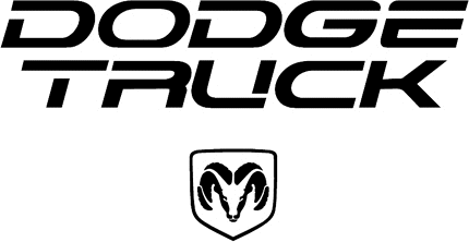 Dodge Trucks Graphic Logo Decal