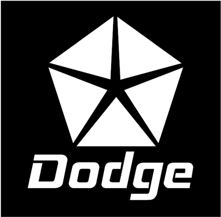 Dodge3 Graphic Logo Decal