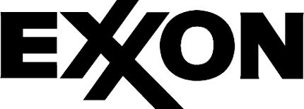 EXXON 2 Graphic Logo Decal