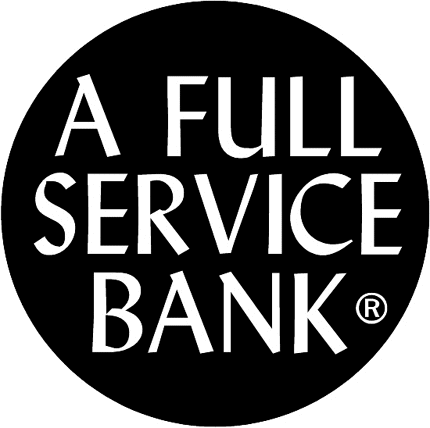 Full Service Bank Graphic Logo Decal