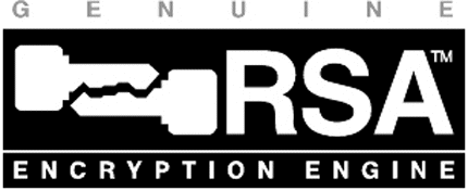 GENUINE RSA ENCRIPTION Graphic Logo Decal