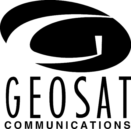 GEO SAT COMMUNICATIONS Graphic Logo Decal