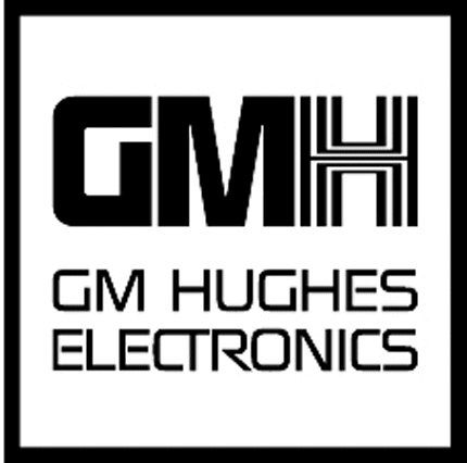 GM HUGHES ELECTRONICS Graphic Logo Decal