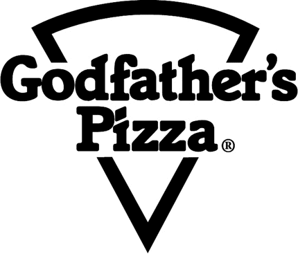 GODFATHERS PIZZA 2 Graphic Logo Decal