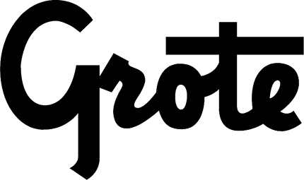 Grote Graphic Logo Decal