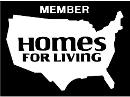 HOMES FOR LIVING USA Graphic Logo Decal