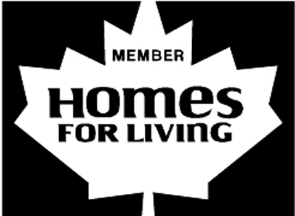 HOMES LIVING CANADA Graphic Logo Decal