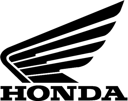 HONDA MOTORCYCLES Graphic Logo Decal