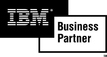 IBM BUSINESS PARTNER Graphic Logo Decal