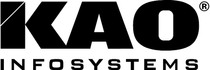 KAO INFOSYSTEMS Graphic Logo Decal