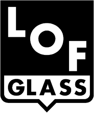 LOF GLASS Graphic Logo Decal