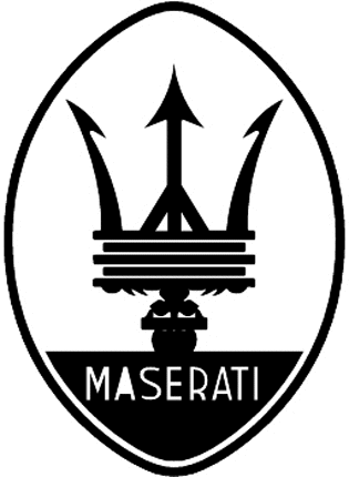 MASERATI Graphic Logo Decal