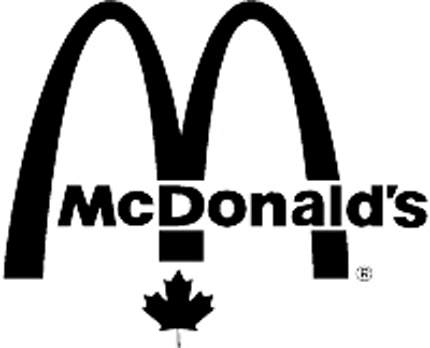 MCDONALDS CANADA Graphic Logo Decal