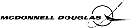 MCDONNELL DOUGLAS Graphic Logo Decal