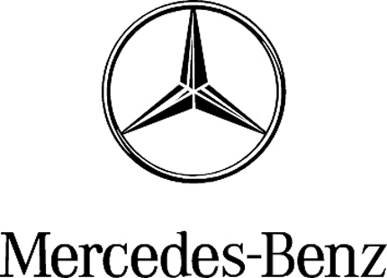 MERCEDES BENZ 2 Graphic Logo Decal