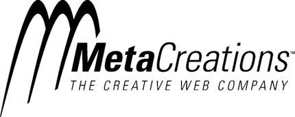 METACREATIONS 2 Graphic Logo Decal