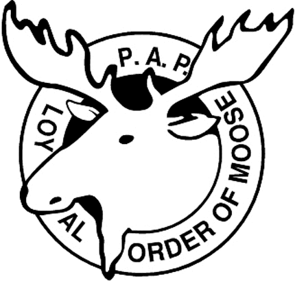 MOOSE LODGE Graphic Logo Decal