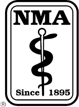 NATL MEDICAL ASSO. Graphic Logo Decal