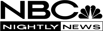 NBC NIGHTLY NEWS Graphic Logo Decal