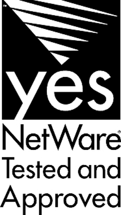 NETWARE TESTED APPROVED Graphic Logo Decal