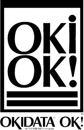 OKIDATA OK Graphic Logo Decal