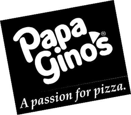 PAPA GINOS PIZZA 2 Graphic Logo Decal