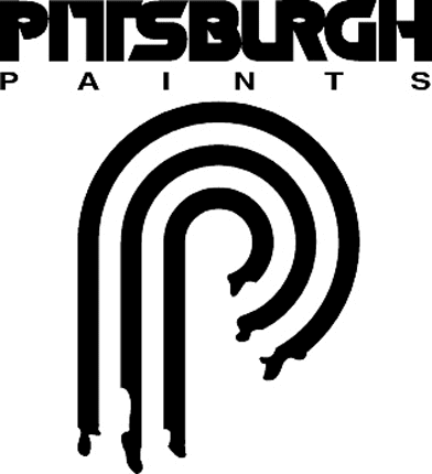 PITSBURGH PAINTS Graphic Logo Decal