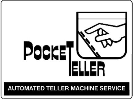 POCKET TELLER ATM Graphic Logo Decal