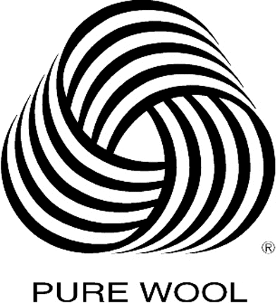 PURE WOOL Graphic Logo Decal