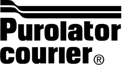 PUROLATER COURIER Graphic Logo Decal