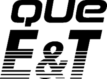 QUE ED & TRAINING Graphic Logo Decal