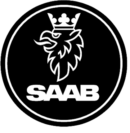 SAAB AUTOMOBILES 2 Graphic Logo Decal