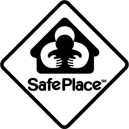 SAFE PLACE Graphic Logo Decal