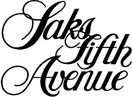 SAKS 5TH AVENUE 1 Graphic Logo Decal