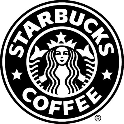 STARBUCKS COFFEE 1 Graphic Logo Decal