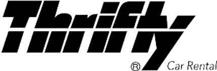 THRIFTY CAR RENTAL Graphic Logo Decal
