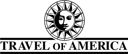 TRAVEL OF AMERICA 2 Graphic Logo Decal