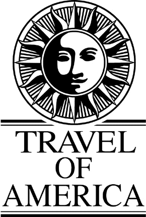 TRAVEL OF AMERICA Graphic Logo Decal