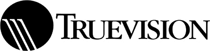 TRUEVISION Graphic Logo Decal