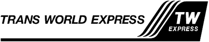 TWA EXPRESS Graphic Logo Decal