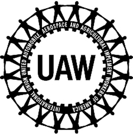 UNITED AUTO WORKERS Graphic Logo Decal