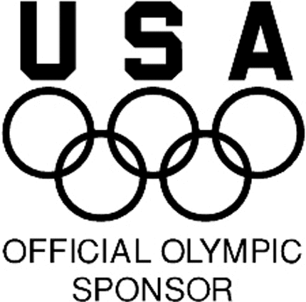 USA OLYMPIC SPONSOR Graphic Logo Decal