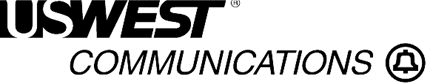 USWEST COMM Graphic Logo Decal