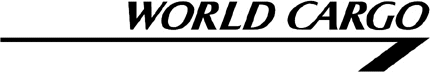 WORLD CARGO Graphic Logo Decal