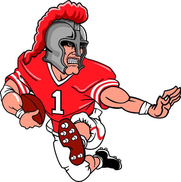 Knight mascot Football sports decal. Own it today! 