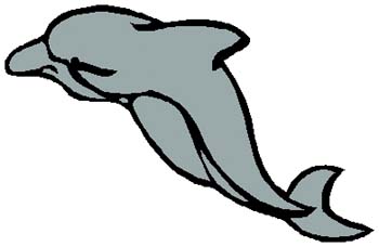 Dolphin mascot color sports decal. Personalize on line. 2e15 dolphin mascot decal